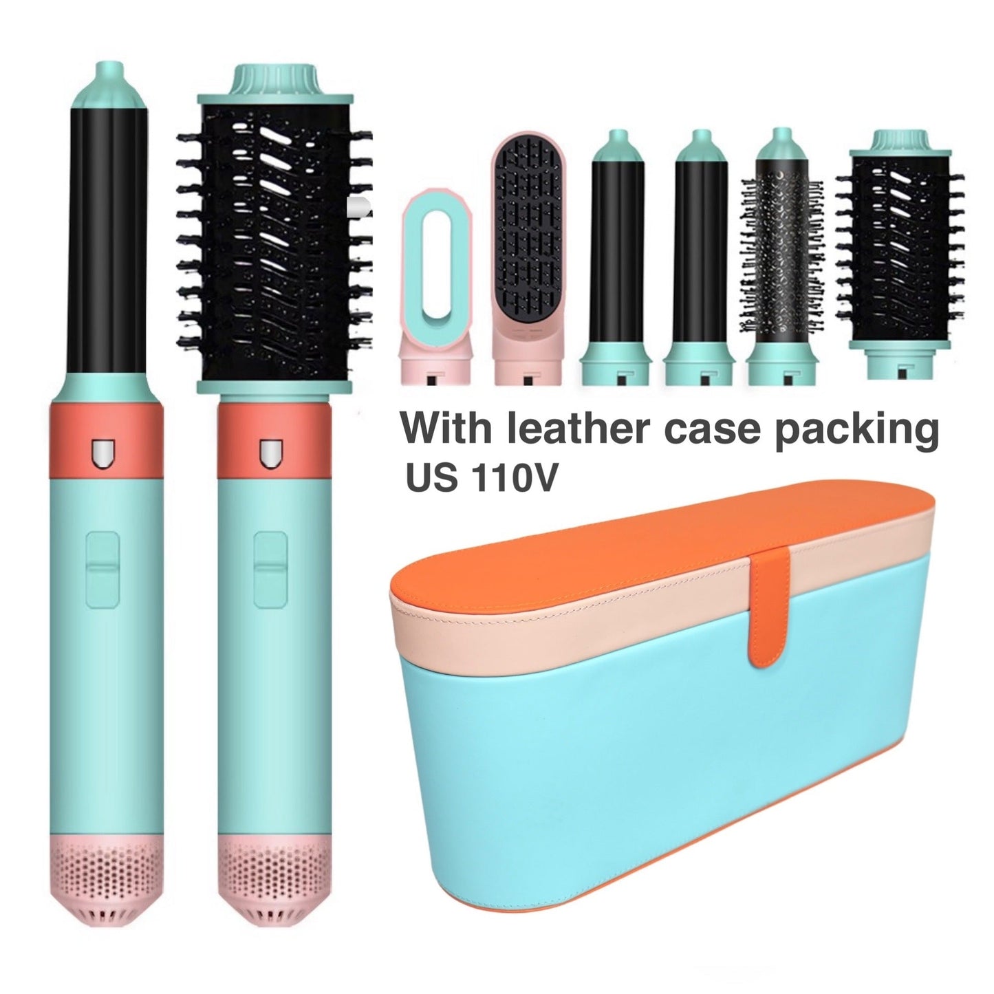 6 In 1 Hair Styler with Dryer Curling and Volumizing Tools