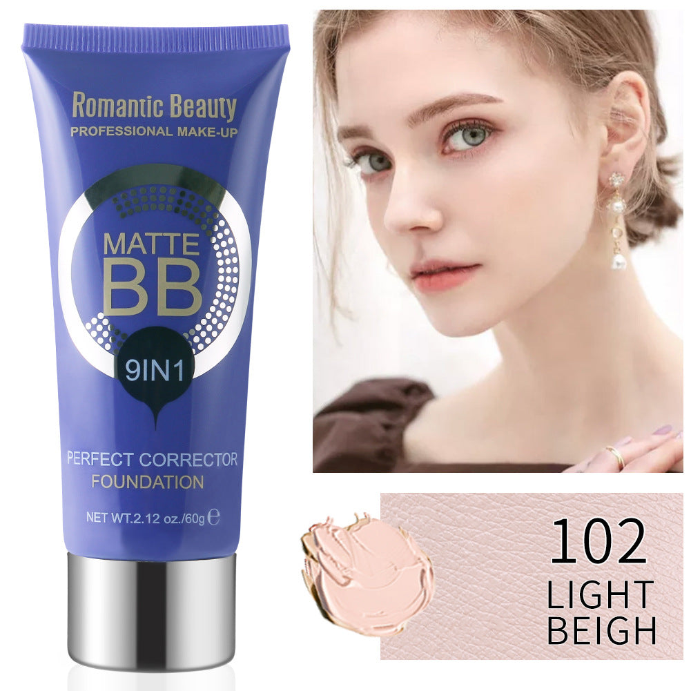 Beauty Liquid Foundation BB Cream with Concealer and Pore Perfecting Coverage