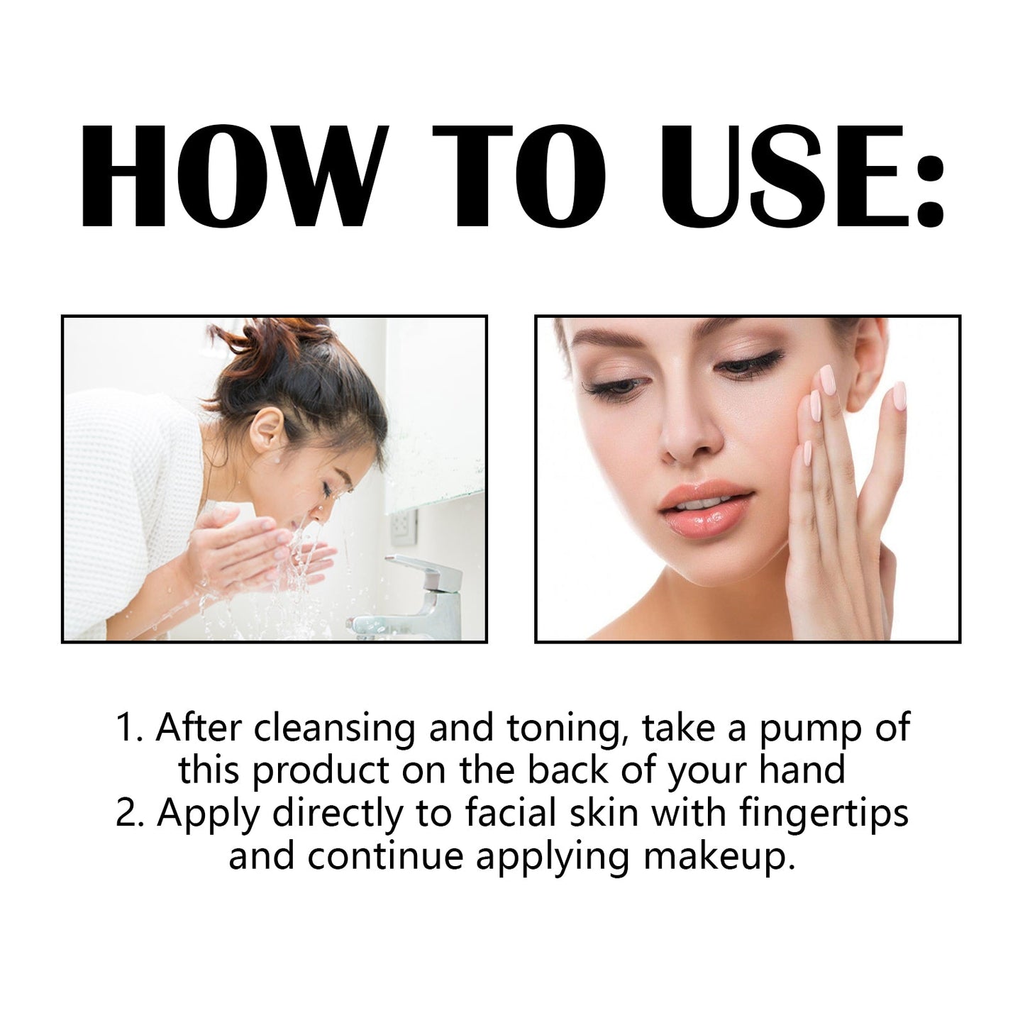 Hydrating Mousse Toner for Moisturizing Facial Skin Care Before Makeup