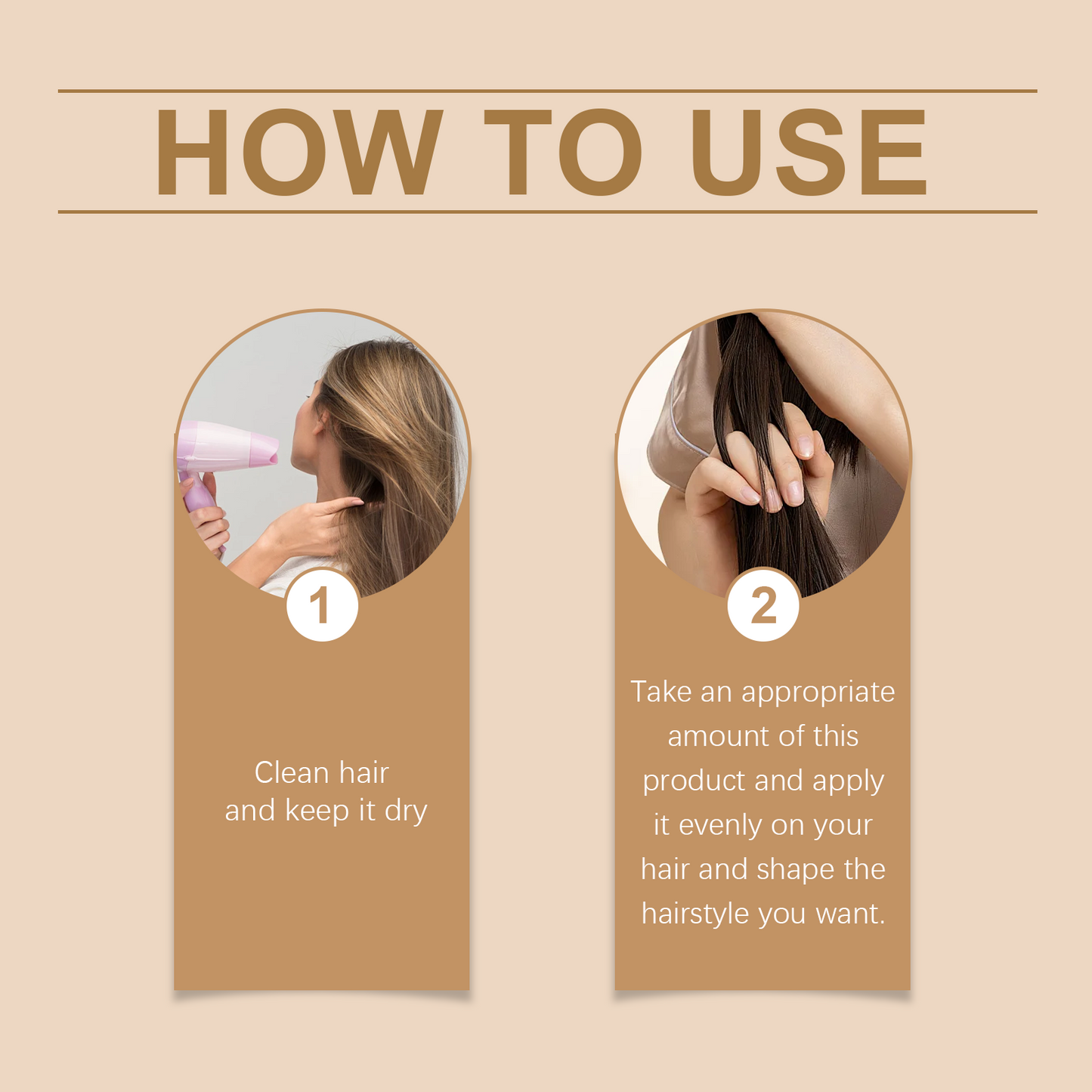 Hair Mask Repairs Curly Hair with Softness Elasticity Shine and Volume