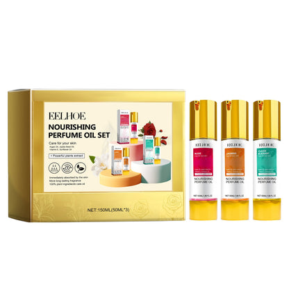 Women's Fresh Fragrance Perfume Set with Lasting Floral Fruit Scent
