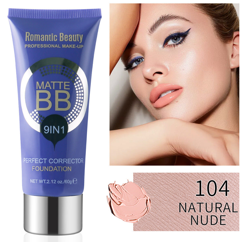 Beauty Liquid Foundation BB Cream with Concealer and Pore Perfecting Coverage