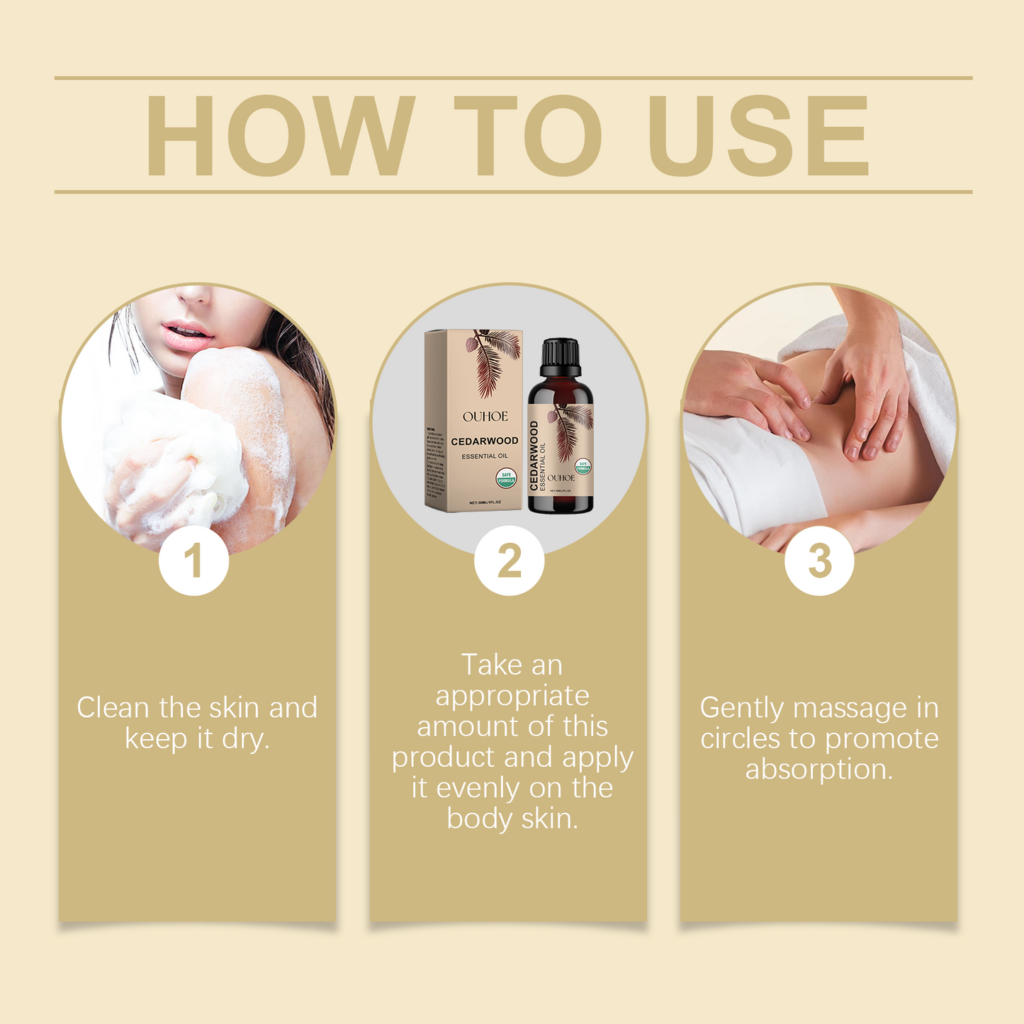 Cedar Soothing Essential Oil with Moisturizing Delicate Fragrance Massage Benefits