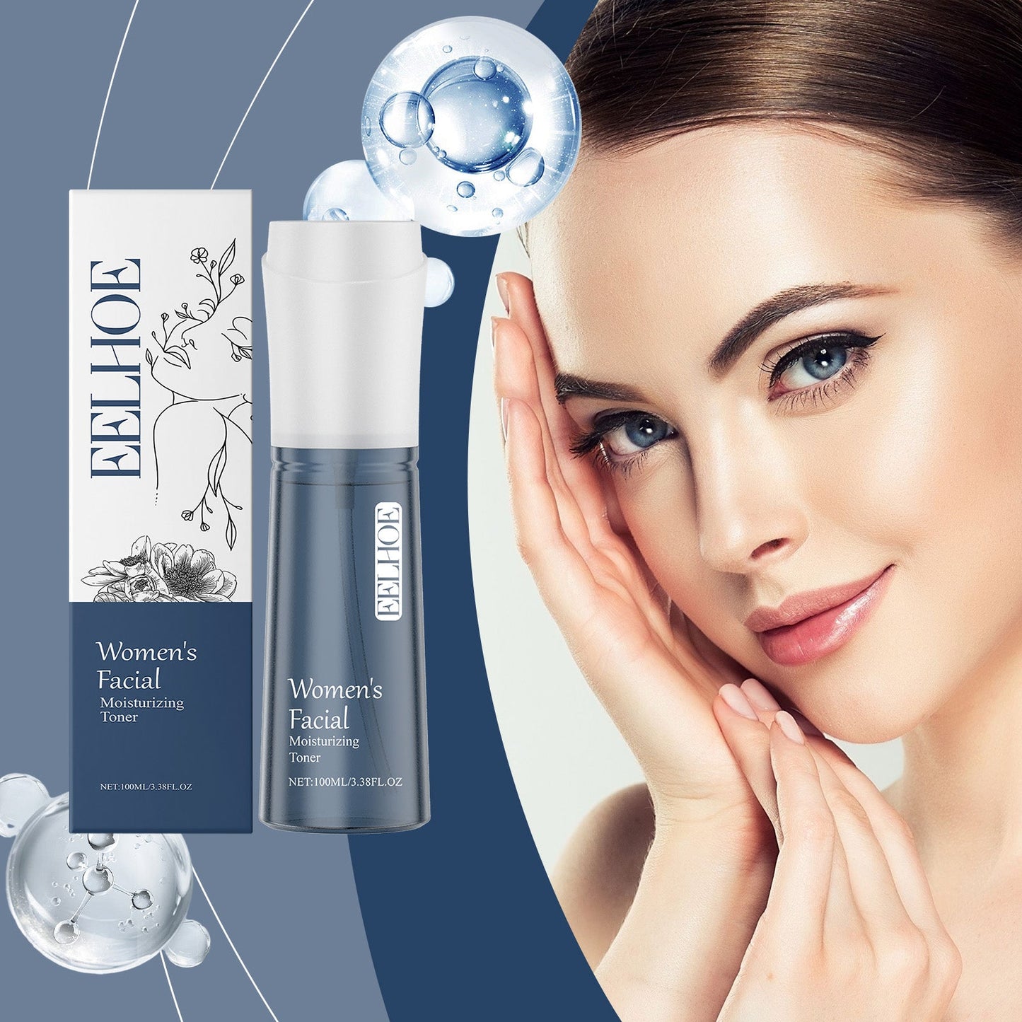 Rejuvenating Facial Toner Moisturizes Nourishes Fine Lines and Improves Skin Condition