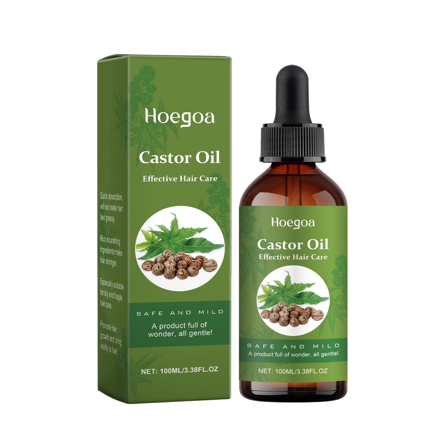 Castor Oil Hair Conditioner Nourishes Moisturizes and Adds Glossy Hair Shine
