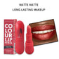 12 Color Rhombic Matte Lipstick Long Lasting Non Fading Velvet Formula