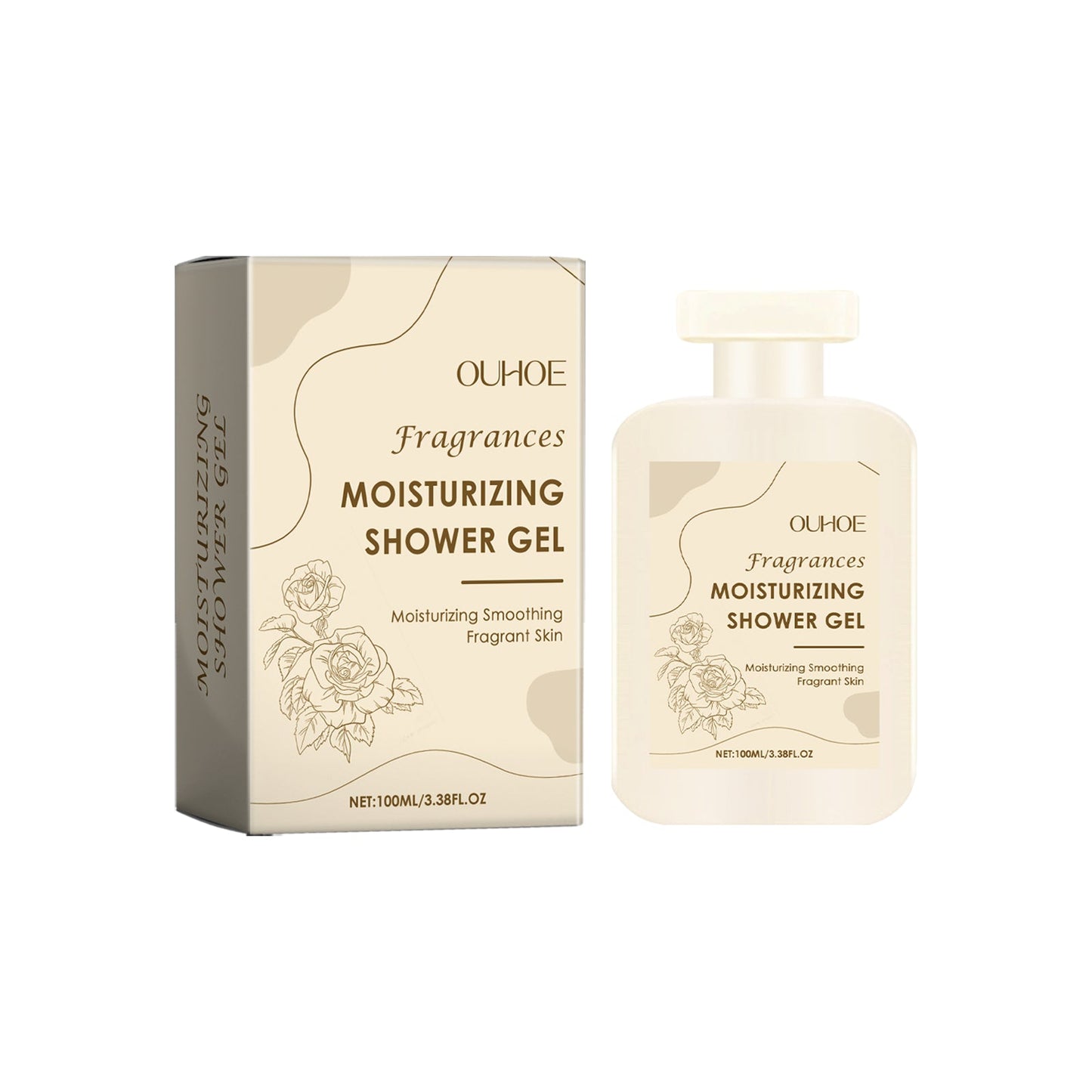 Perfume Moisturizing Shower Gel with Lasting Fragrance and Refreshing Skin Care