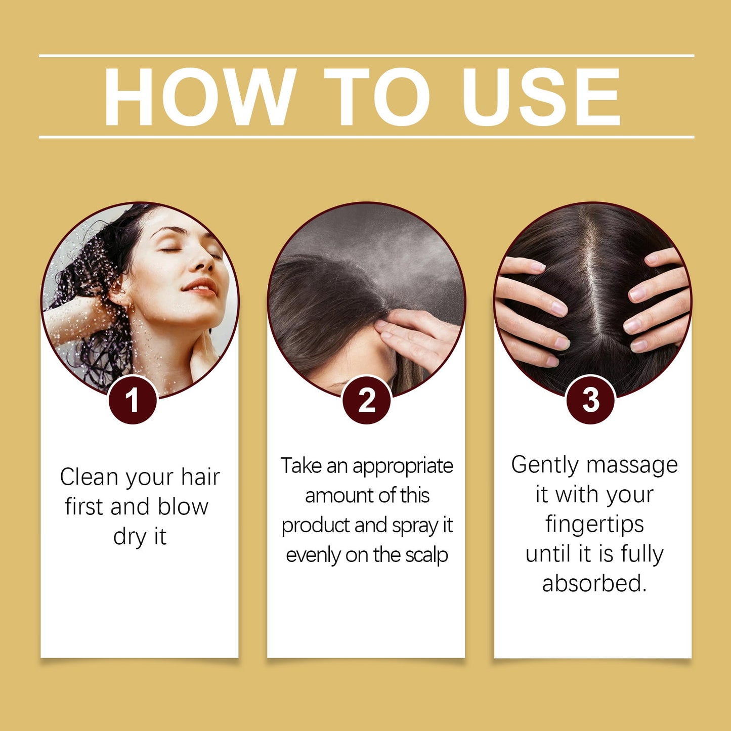 Herbal Hair Conditioner Spray Strengthens Moisturizes and Softens Hair Naturally