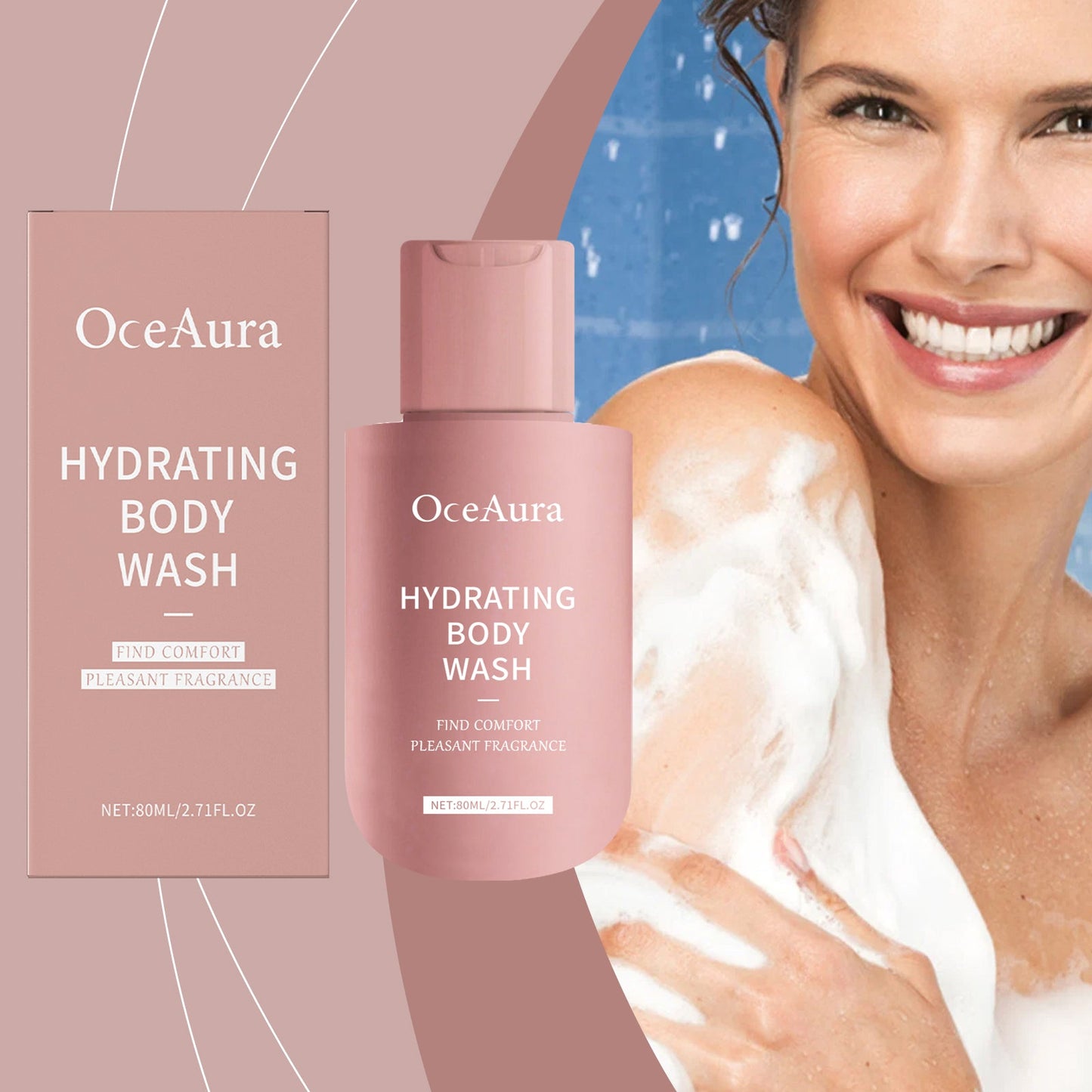 Soothing Body Wash with Refreshing Fragrance and Moisturizing Gentle Formula