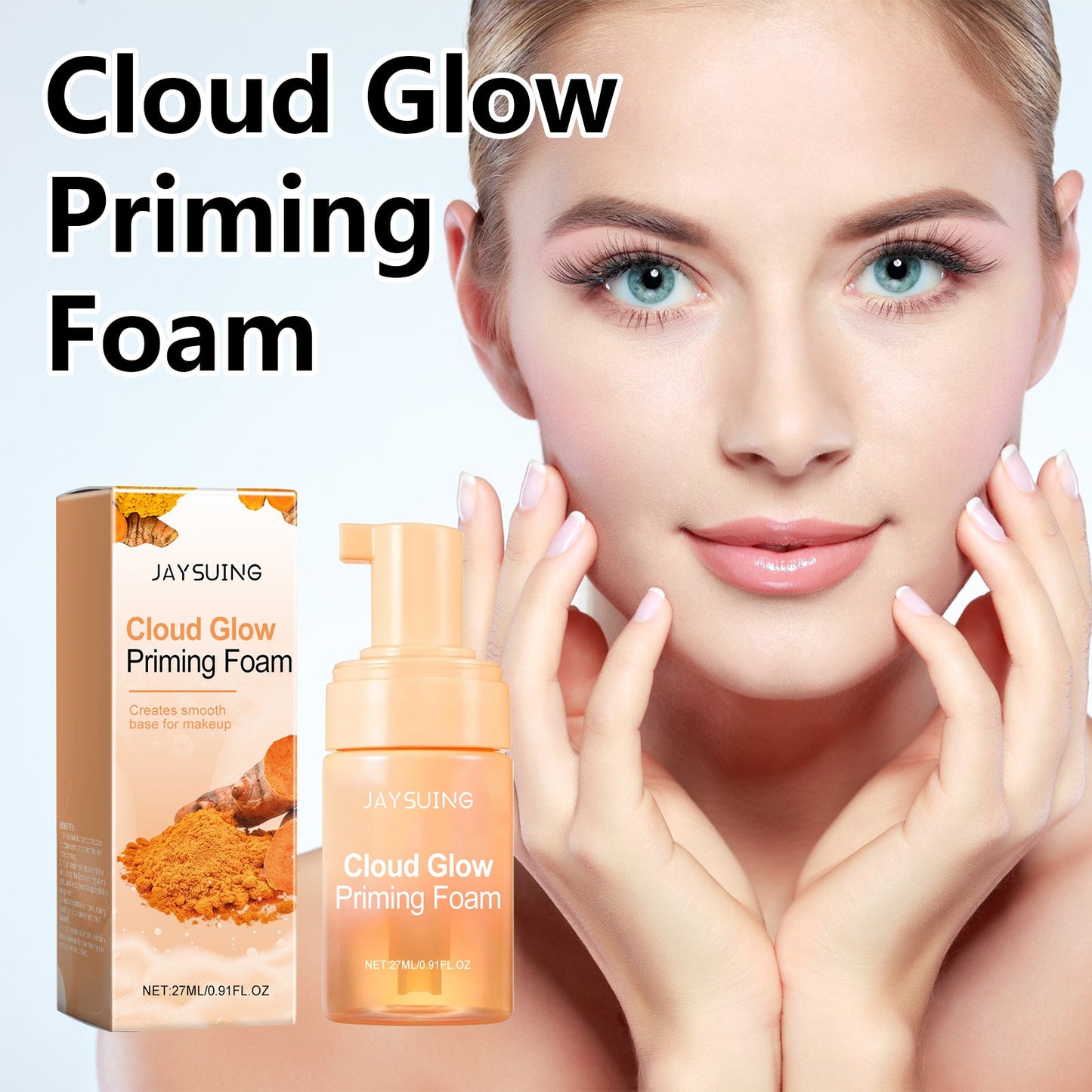 Hydrating Mousse Toner for Moisturizing Facial Skin Care Before Makeup