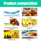 Women's Fresh Fragrance Perfume Set with Lasting Floral Fruit Scent