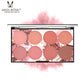 Miss Rose Eight Color Blush Palette with Natural Matte Nude Shades