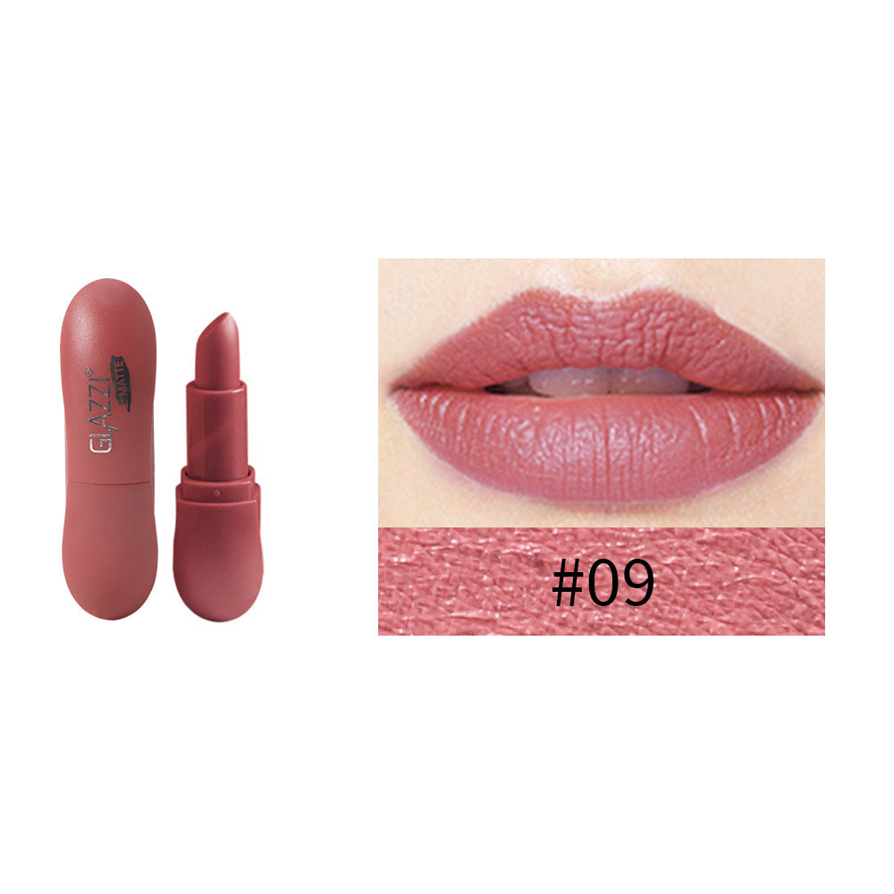 12 Color Rhombic Matte Lipstick Long Lasting Non Fading Velvet Formula