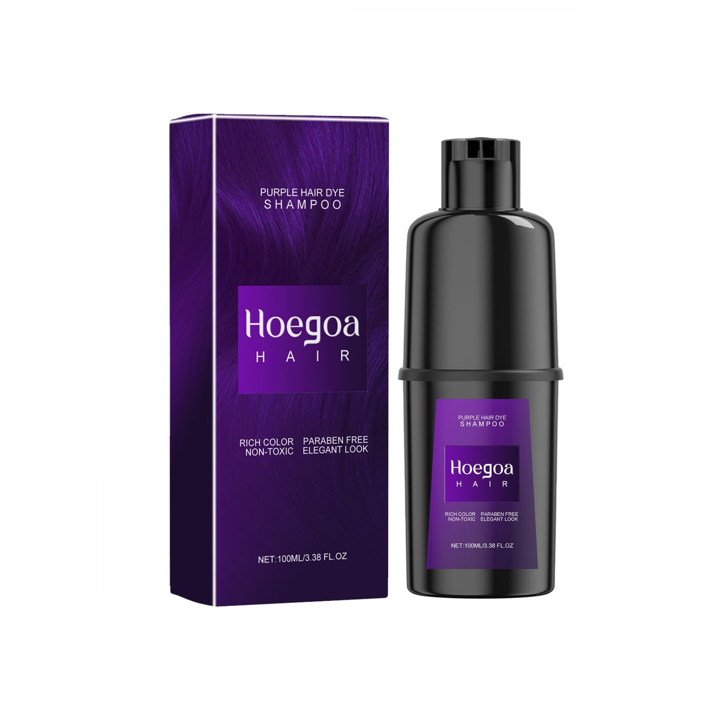 Gentle Hair Coloring Shampoo with Long Lasting Non Irritating Care Formula