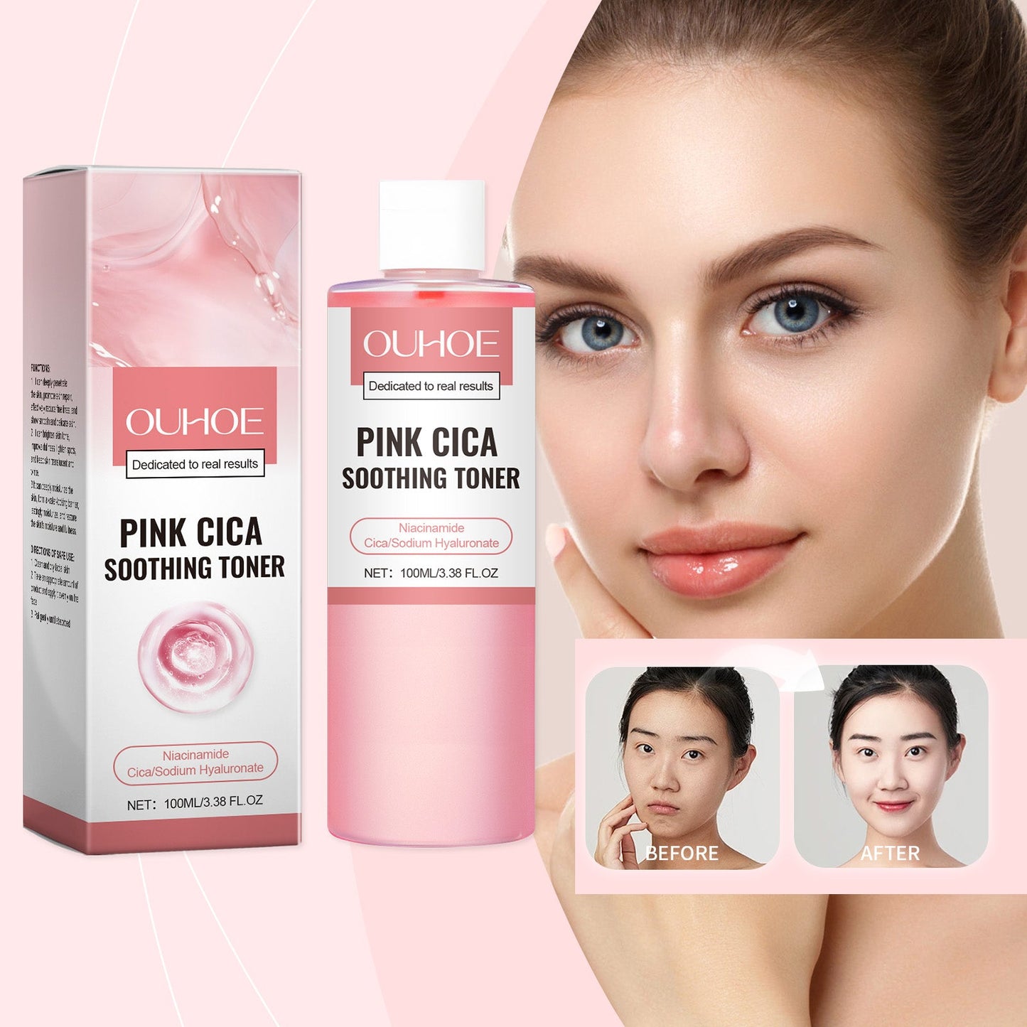 Repair Toner Hydrating Firming Refreshing Face Essence Water for Daily Skincare