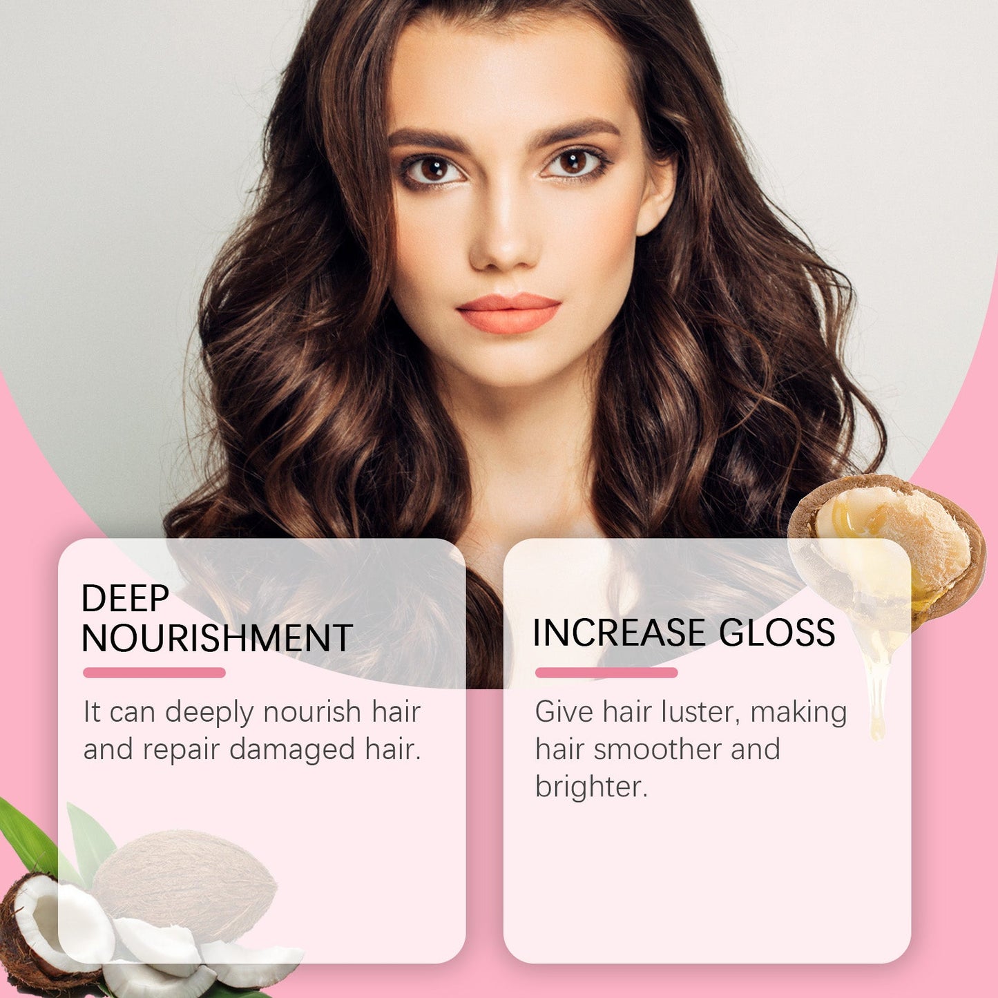 Nourishing Hair Mask Repairs Dry Hair with Hydrating Smoothing Daily Care