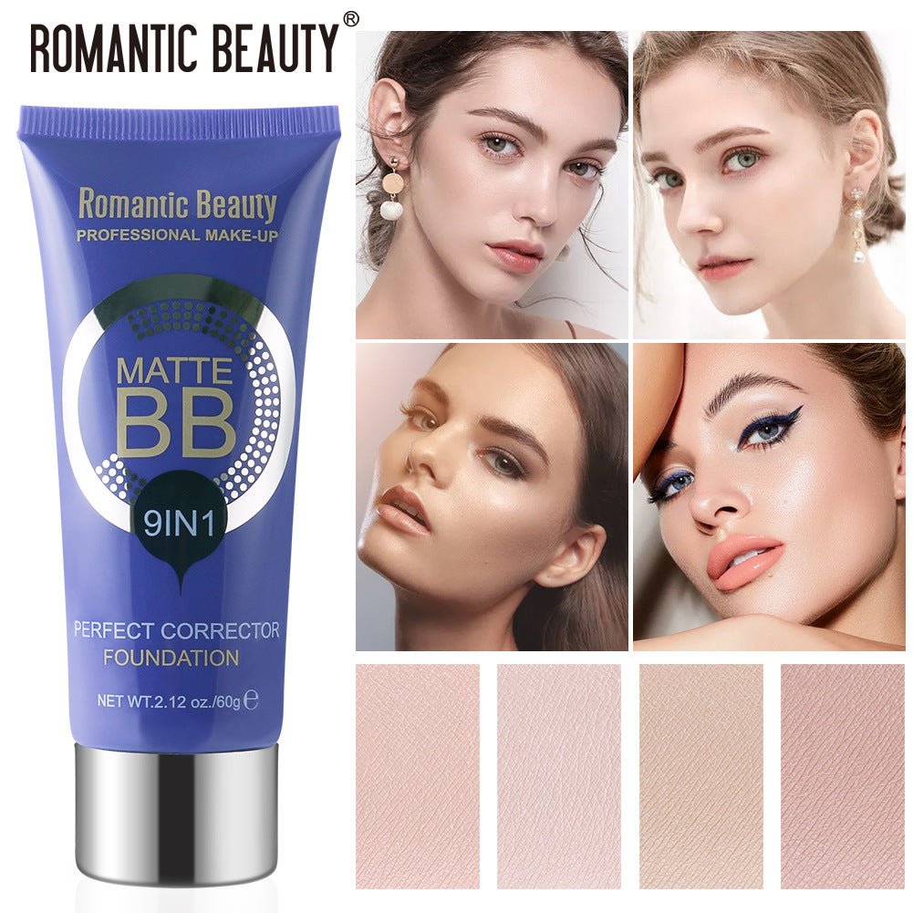 Beauty Liquid Foundation BB Cream with Concealer and Pore Perfecting Coverage