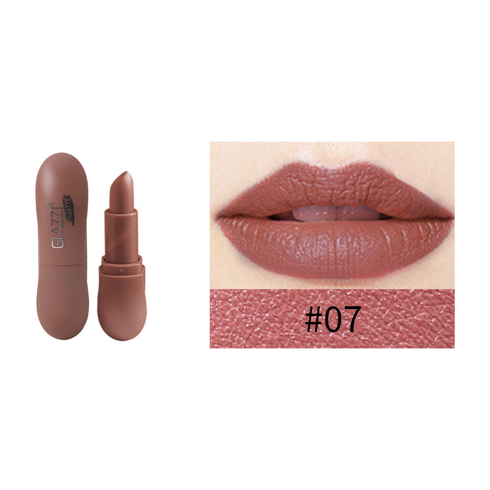 12 Color Rhombic Matte Lipstick Long Lasting Non Fading Velvet Formula
