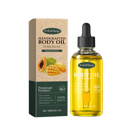 Papaya Mango Body Oil Nourishes Massages and Softens Skin Naturally