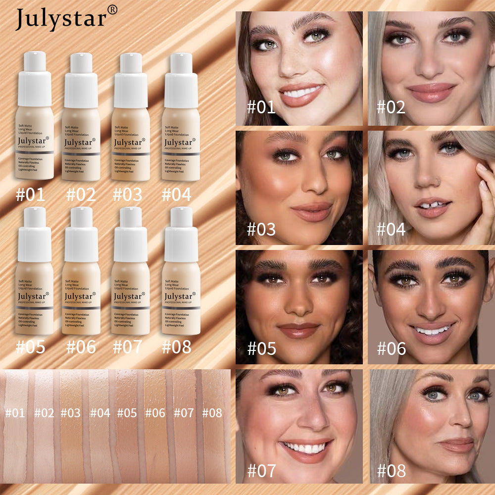Liquid Foundation Concealer BB Cream with Long Lasting Oil Control Coverage