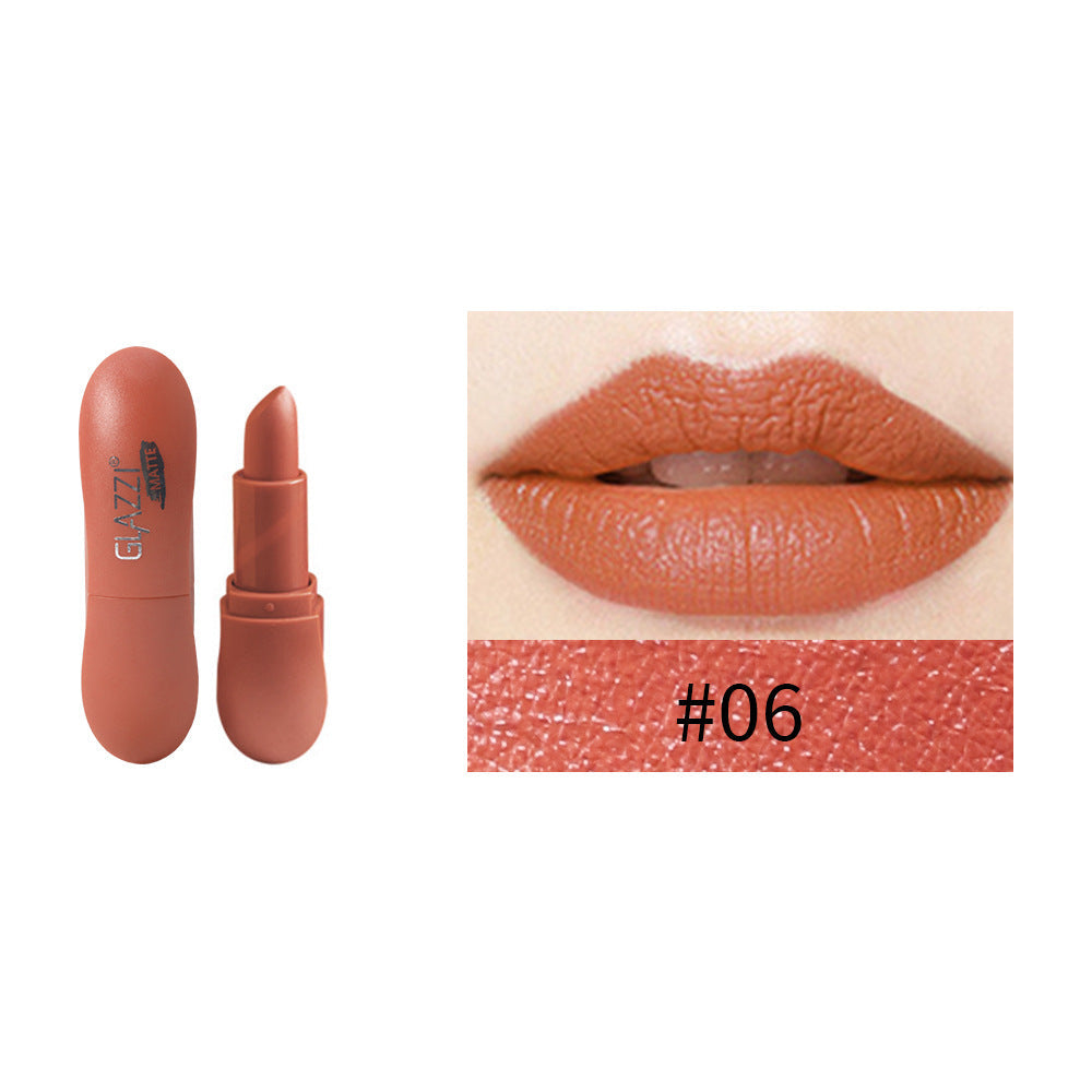 12 Color Rhombic Matte Lipstick Long Lasting Non Fading Velvet Formula