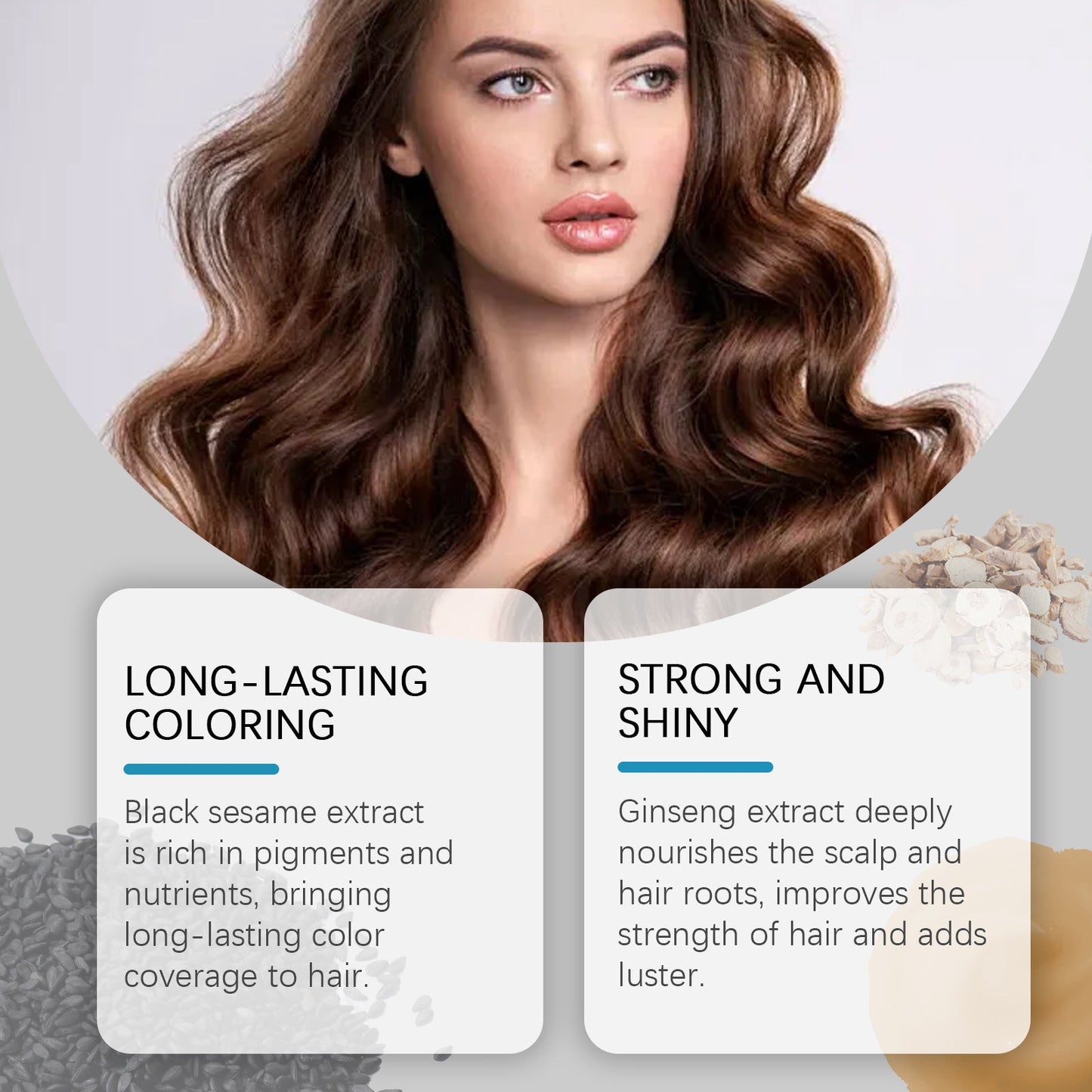 Gentle Hair Coloring Shampoo with Long Lasting Non Irritating Care Formula