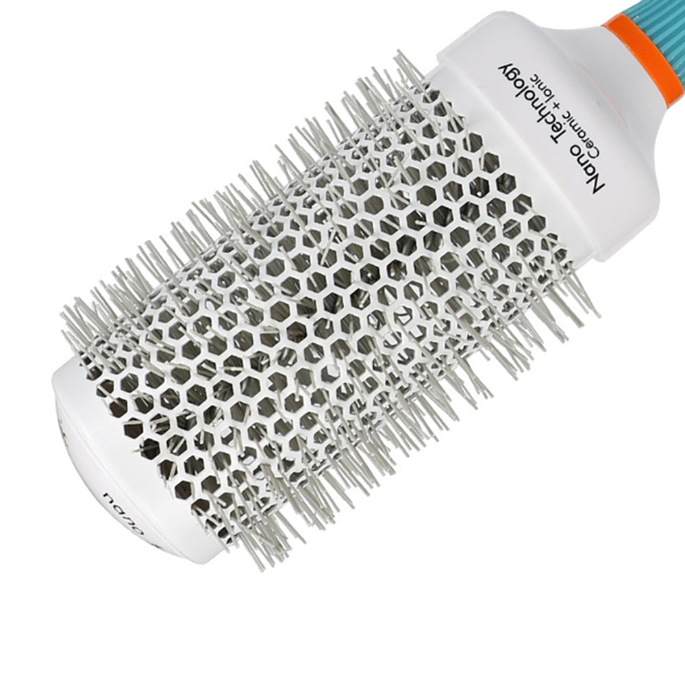 Professional Ceramic Ion Round Hair Brush for Salon Styling and Volumizing