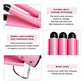 LED Ceramic Triple Barrel Hair Curler for Waves and Stylish Curls
